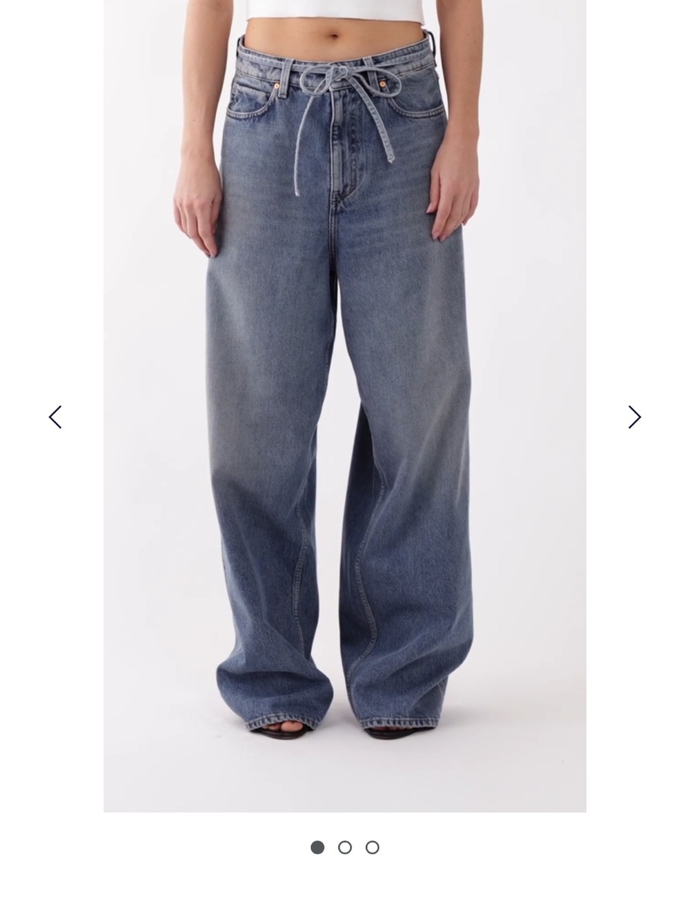 Tenue Italy Wide Leg Unisex Jeans Small